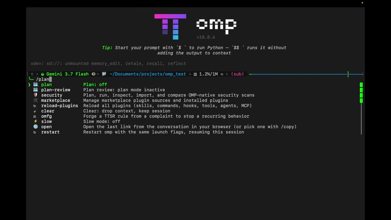 OMP 4 套内置工作流